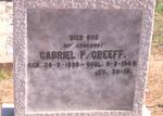 GREEFF Gabriel P. 1889-1949