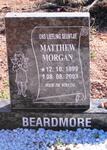 BEARDMORE Matthew Morgan 1999-2003
