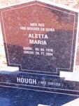 HOUGH Aletta Maria nee COETZEE 1918-2004