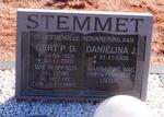 STEMMET Gert P.D. 1928-2003 & Danielina J. 1932-