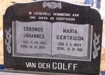 COLFF Erasmus Johannes 1902-1980 & Maria Gertruida 1903-1981