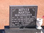 MEYER Martha Magdalena 1914-1990