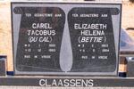 CLAASSENS Carel Jacobus 1900-1983 & Elizabeth Helena 1903-1984
