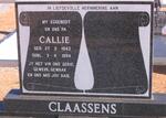 CLAASSENS Callie 1943-1994