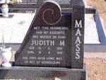 MAASS Judith M. 1916-1991