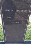 HANEKOM Jurgens -1979