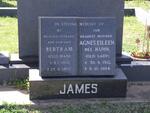 JAMES Bertram Oliver B.1902-1975 & Agnes Eileen KUHN 1912-1994