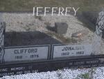 JEFFREY Clifford 1910-1975 & Johanna 1902-1983