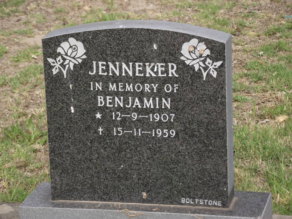 JENNEKER Benjamin 1907-1959