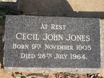 JONES Cecil John 1905-1964