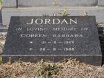 JORDAN Coreen Barbara 1929-1988