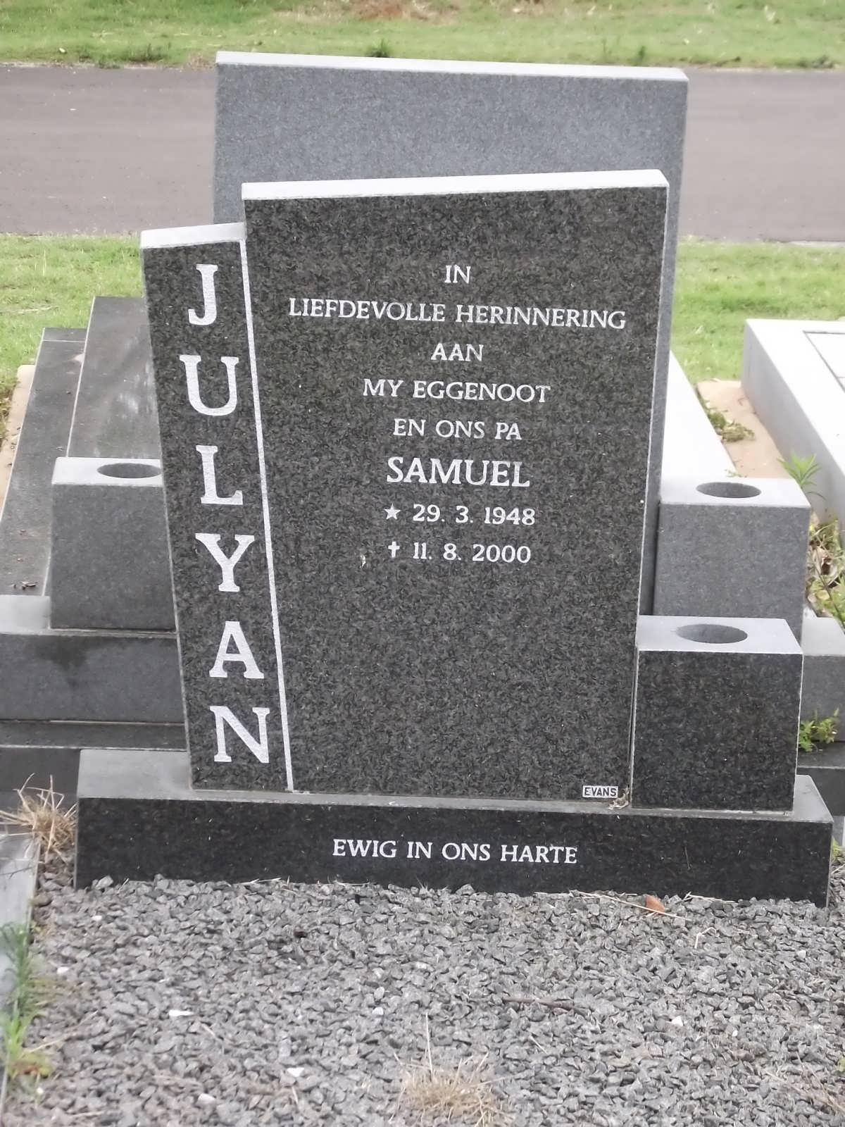 JULYAN Samuel 1948-2000