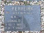 FERREIRA N.R. Donald 1933-2003