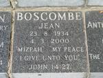 BOSCOMBE Jean 1934-2000
