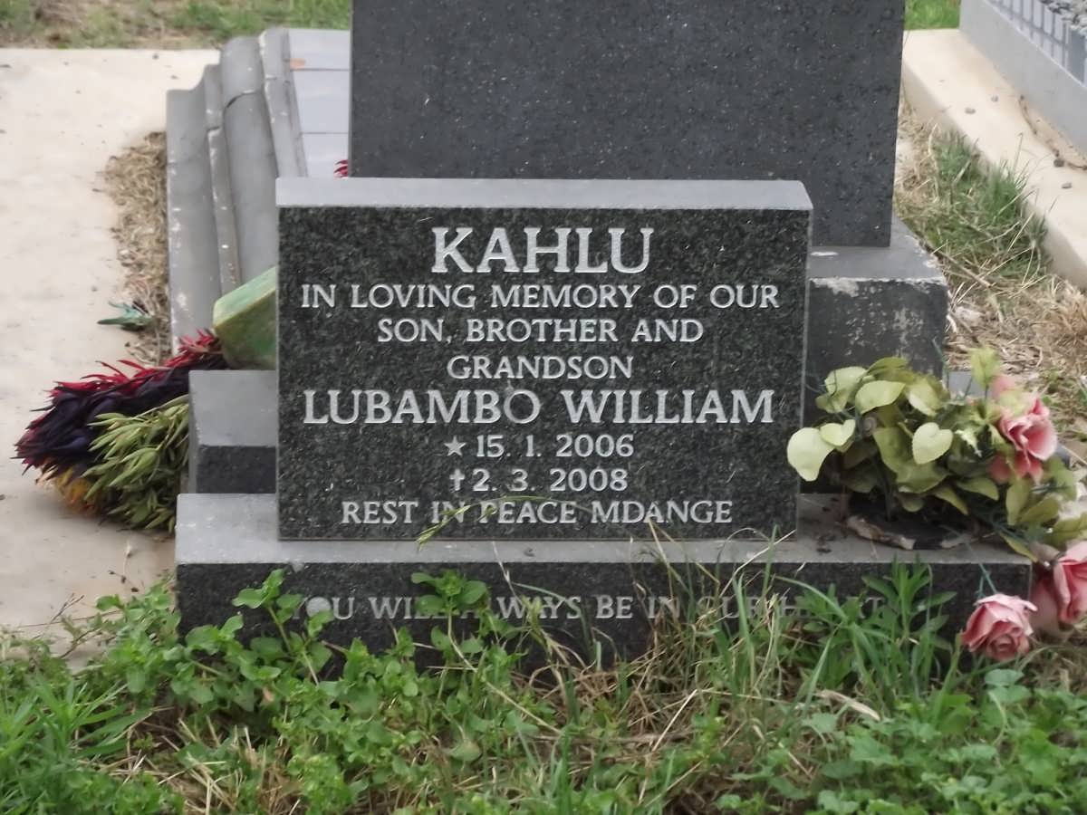 KAHLU Lubambo William 2006-2008
