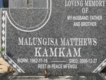 KAMKAM Malungisa Matthews 1962-2006