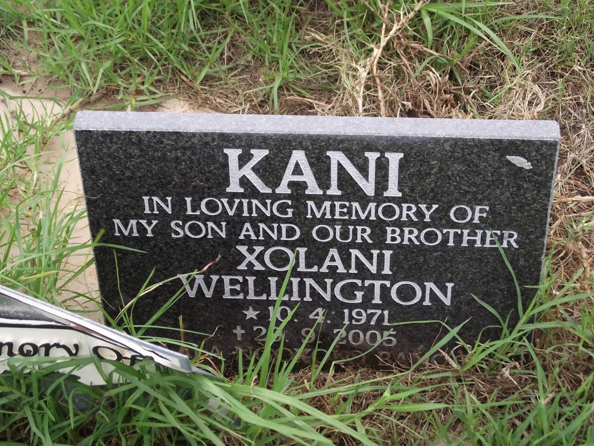 KANI Xolani Wellington 1971-2005