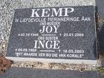 KEMP Joy 1940-2006 :: KEMP Inge 1966-2003