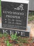 KEPE Luvo Ovayo Prosper 2004-2006