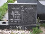 KEYTER Sarah Johanna 1929-1988