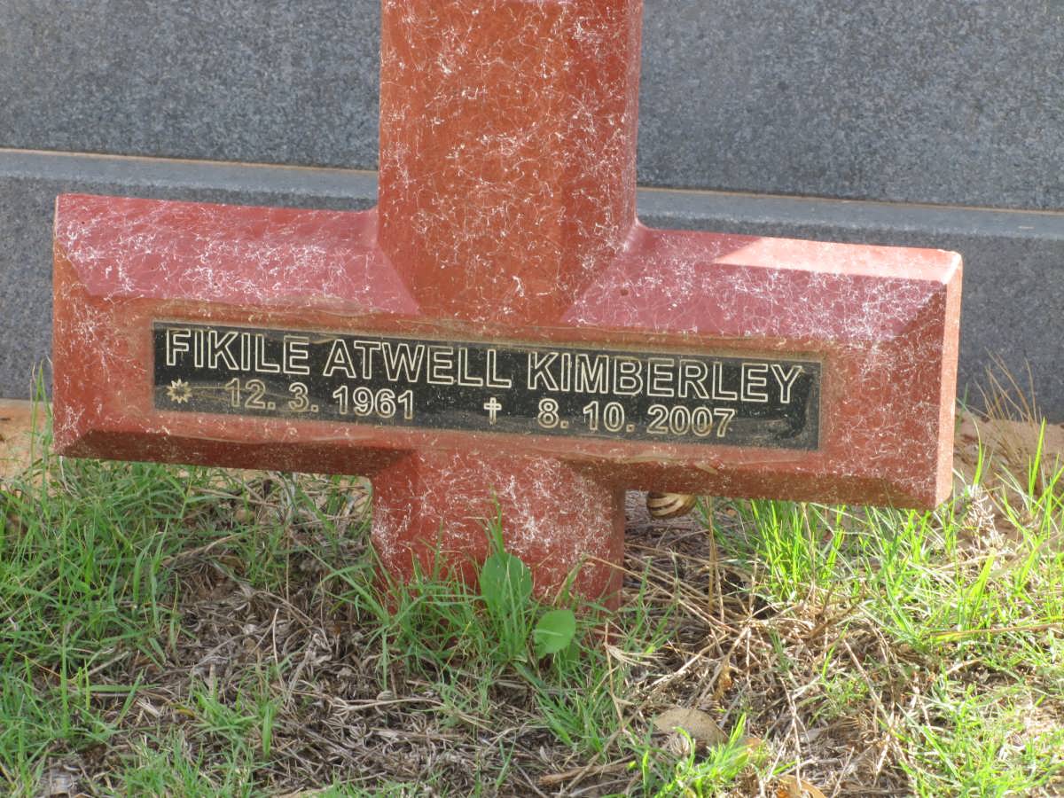 KIMBERLEY Fikile Atwell 1961-2007
