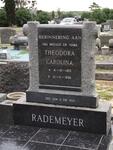 KLEUDGEN Theodora Carolina formerly RADEMEYER 1915-1996