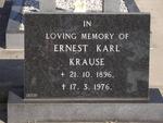 KRAUSE Ernest Karl 1896-1976