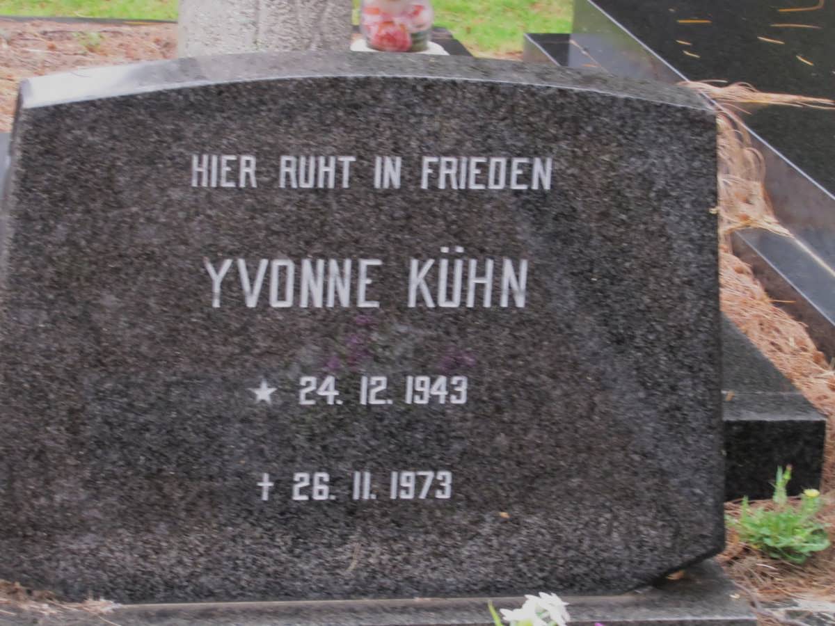 KUHN Yvonne 1943-1973