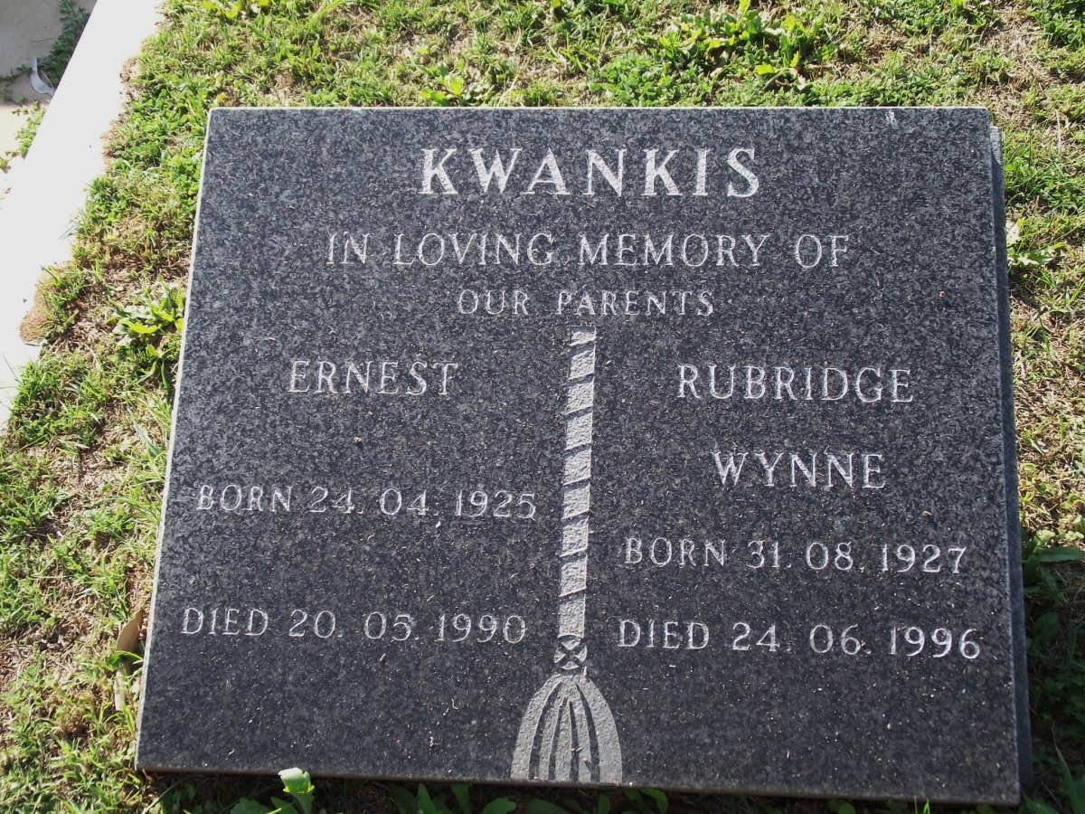 KWANKIS Ernest 1925-1990 & Rubridge Wynne 1927-1996