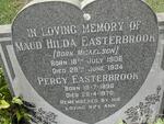 EASTERBROOK Percy 1896-1970 :: EASTERBROOK Maud Hilda nee MICKELSON 1906-1934