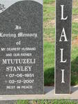 LALI Mtutuzeli Stanley 1951-2007