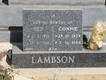 LAMBSON Ted 1922-1988 & Constance C. (Connie) 1924-1989