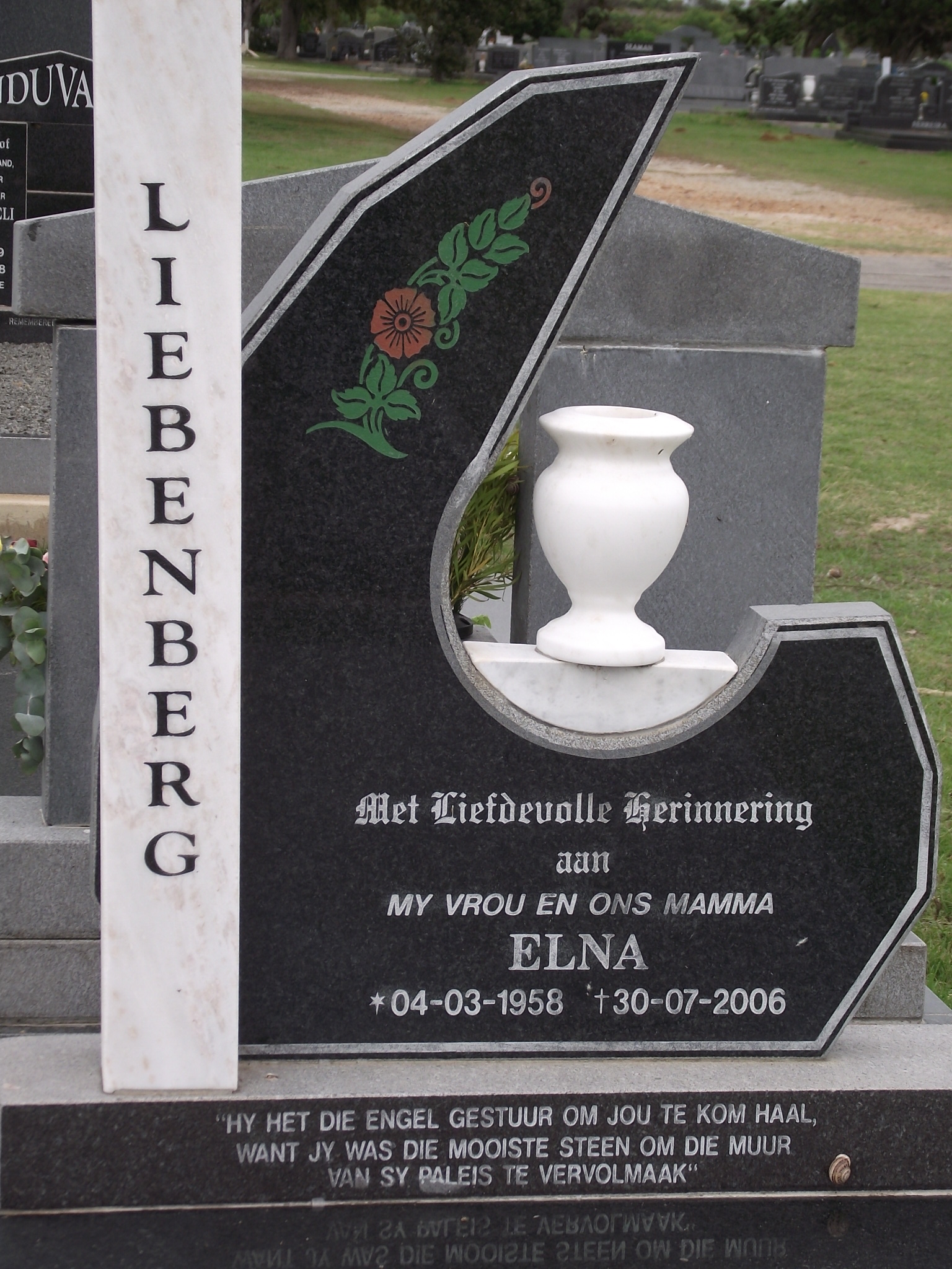 LIEBENBERG Elna 1958-2006