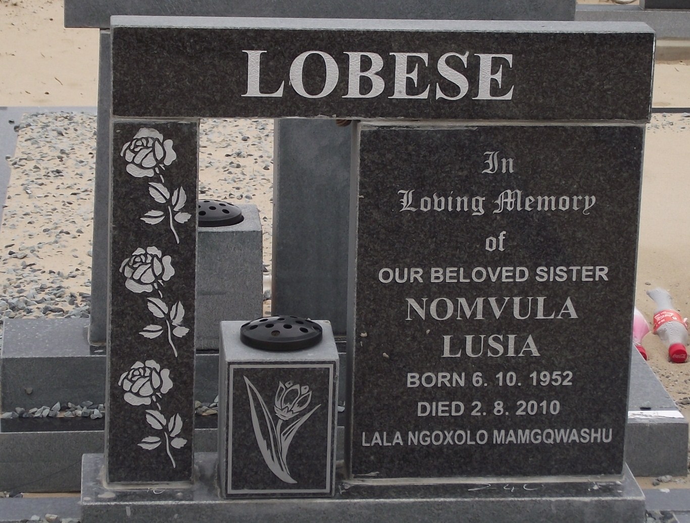 LOBESE Nomvula Lusia 1952-2010