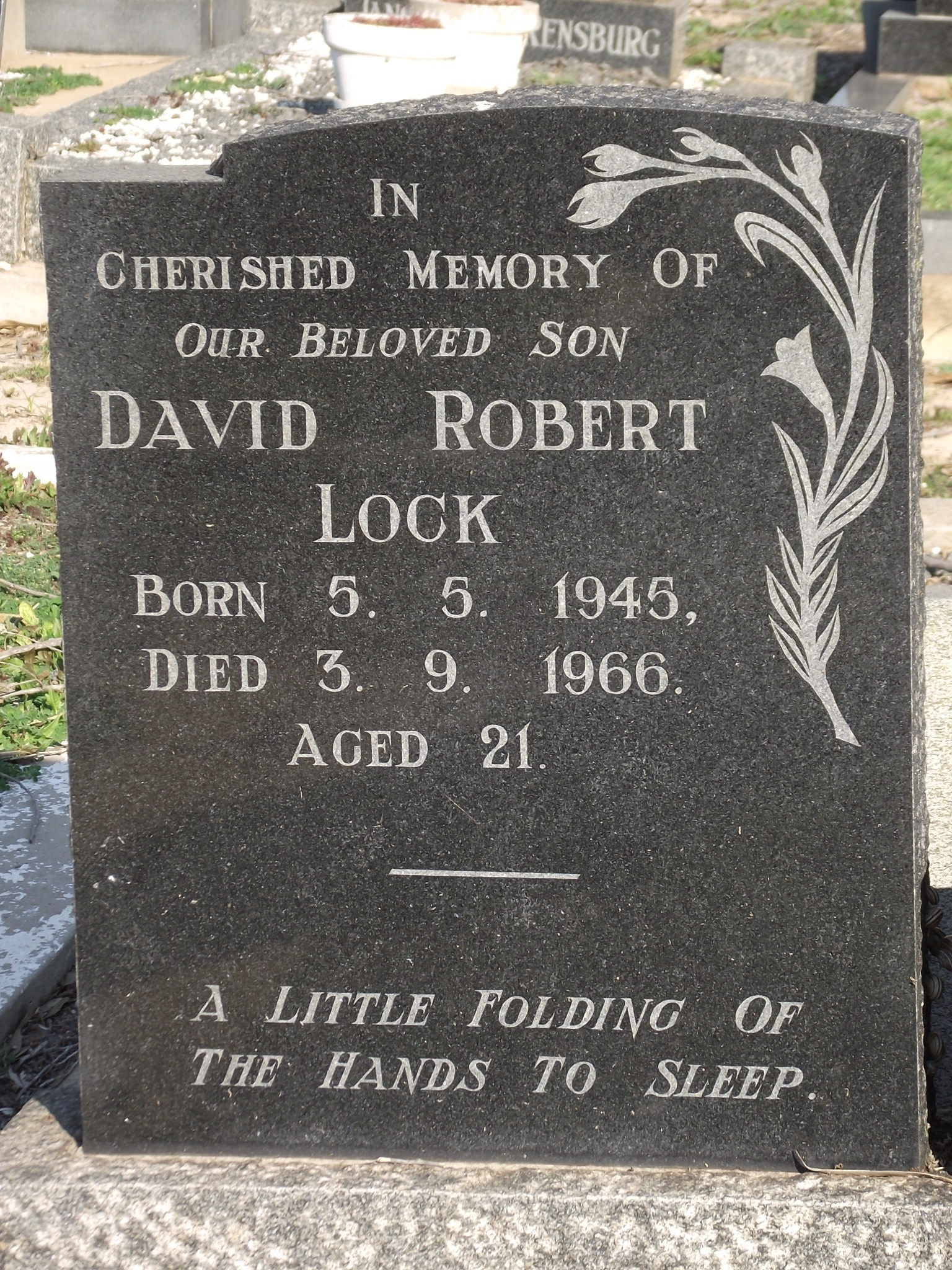 LOCK Davis Robert 1945-1966