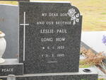 LONG HOW Leslie Paul 1955-1995