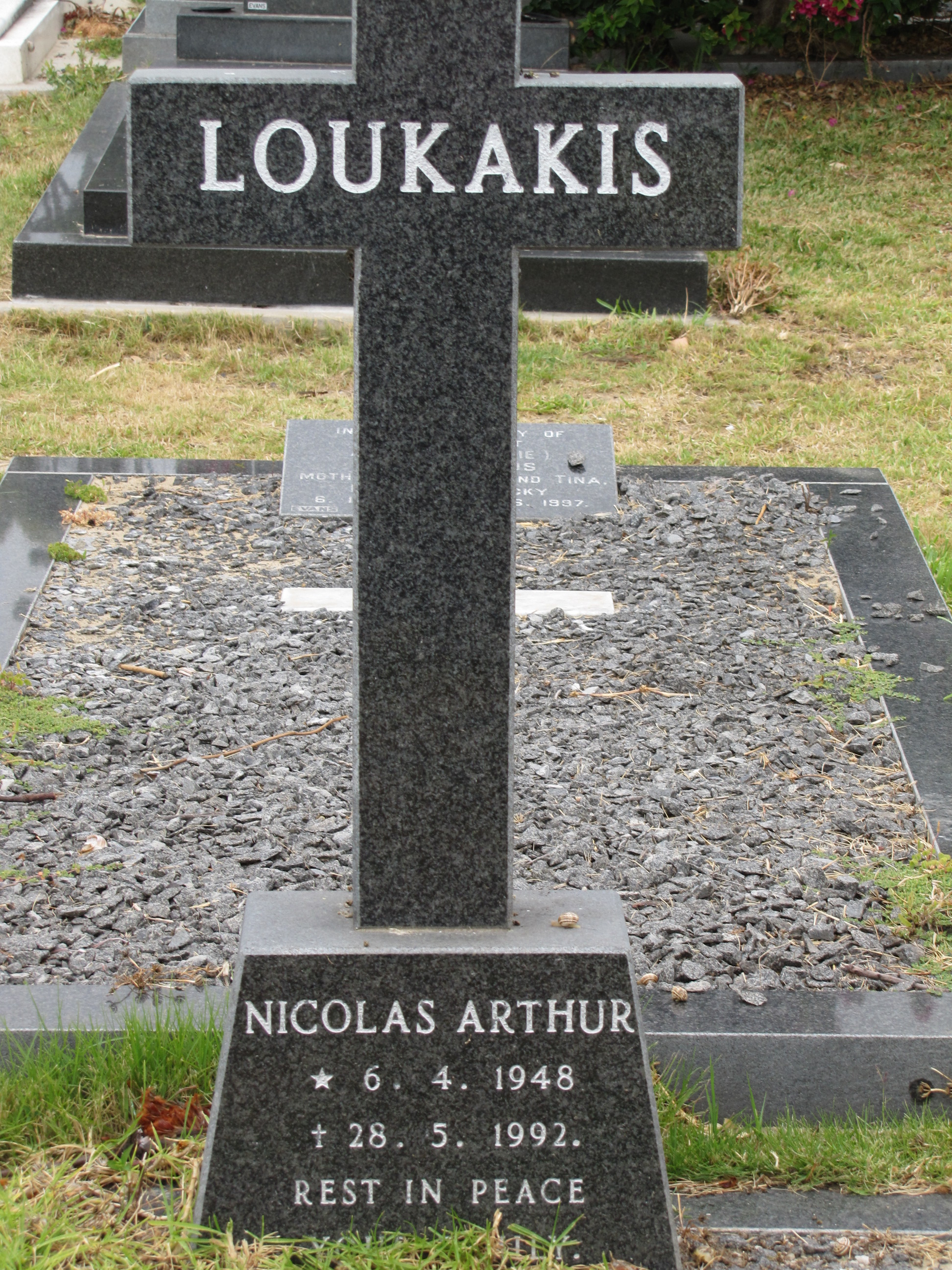 LOUKAKIS Nicolas Arthur 1948-1992