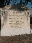 WYK Christiaan J., van 1846-1925 & Martha Francina GREYLING 1847-1913