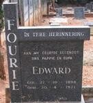 FOURIE Edward 1898-1971