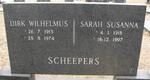 SCHEEPERS Dirk Wilhelmus 1913-1974 & Sarah Susanna 1918-1997