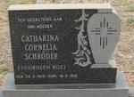 SCHRODER Catharina Cornelia nee BOS 1909-1992