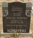 SCHEEPERS Nicolaas Wilhelmus 1919-1988