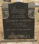 SCHEEPERS Elizabeth Johanna 1920-1973