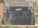 SCHEEPERS Christoffel Daniel 1869-1956 & Francina Jacoba HANCKE 1875-1961