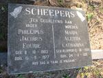 SCHEEPERS Phillipus Jacobus Fourie 1903-1977 & Maria Aletha Catharina KLOPPER 1905-1991
