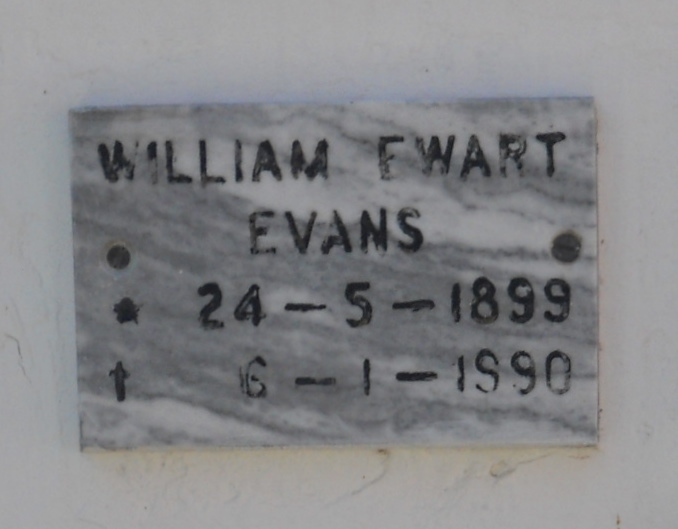 EVANS William Ewart 1899-1990