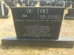 TOIT Dirk, du 1908-1995 & Maria Elizabeth JANSE VAN RENSBURG 1909-1993