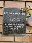 CROUCAMP Betsie 1927-2011