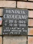 CROUCAMP Hendrik 1925-2001
