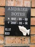 BOTES Andries 1912-2001